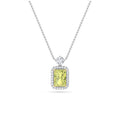 2.5Cttw Radiant Shaped Lab Grown Diamond (F/VS)  Necklace in 14K Gold